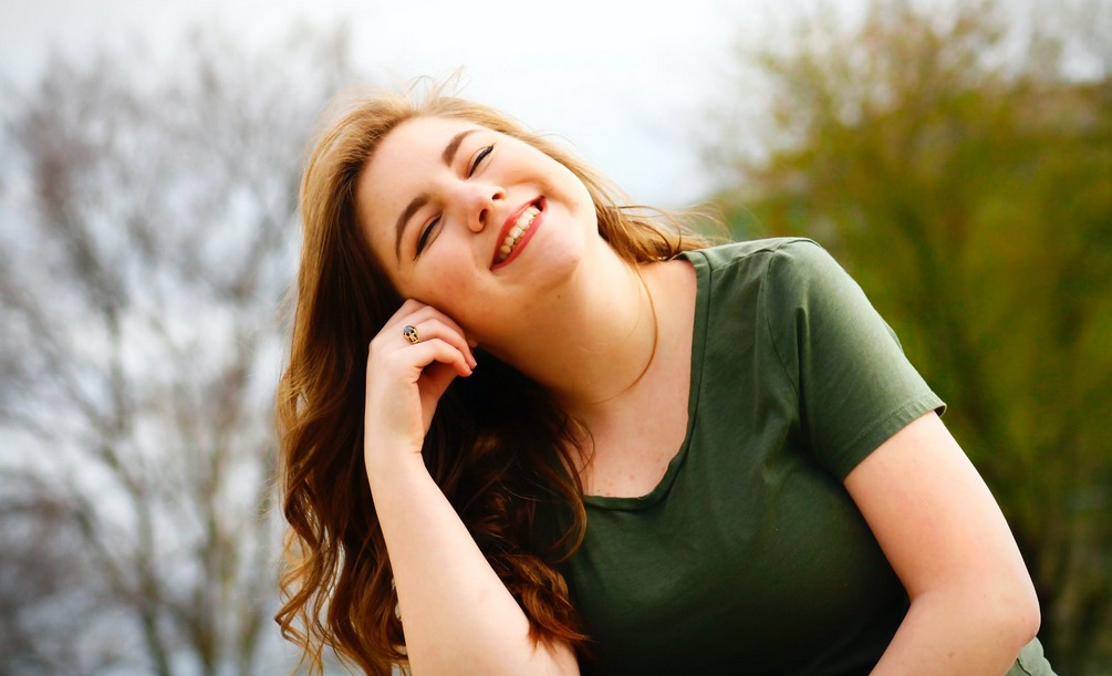 happy woman